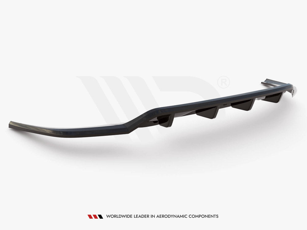 Central Rear Splitter (Vertical Bars) VW Taigo R-Line Mk1 - Wayside Performance 