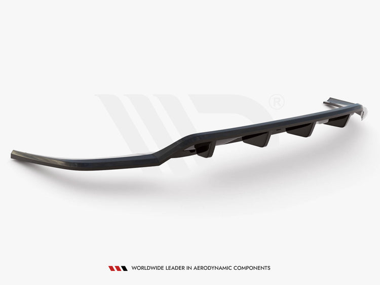 Central Rear Splitter (Vertical Bars) VW Taigo R-Line Mk1 - Wayside Performance 