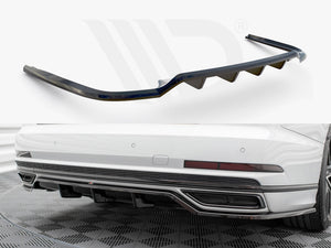 Central Rear Splitter (Vertical Bars) Audi A8 S-Line D5 - Wayside Performance 