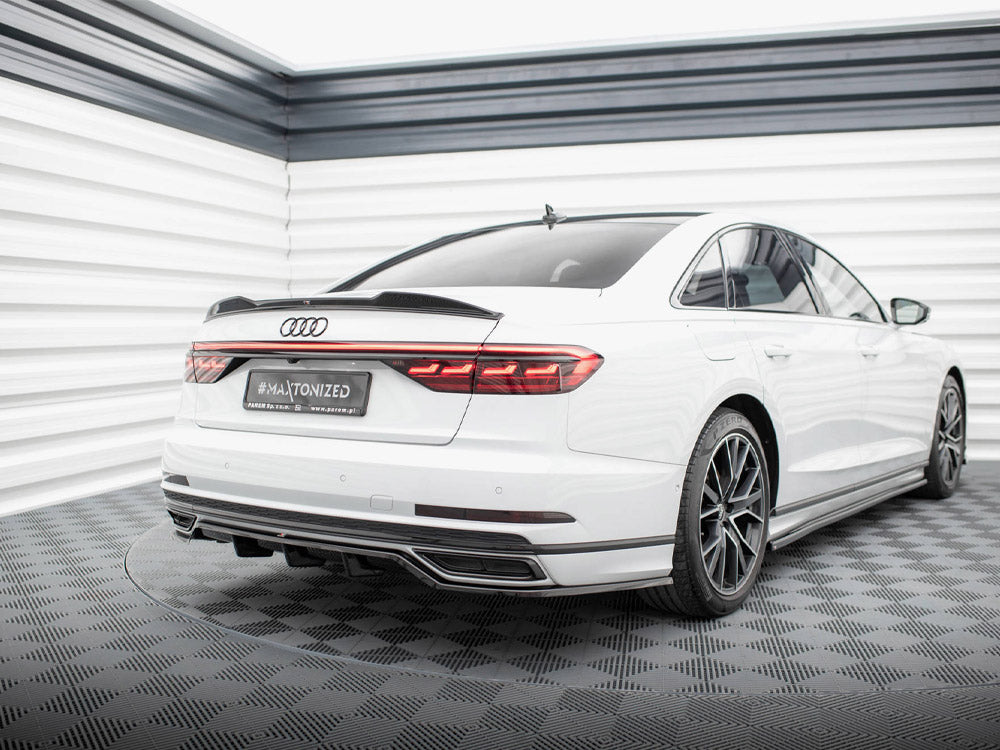 Central Rear Splitter (Vertical Bars) Audi A8 S-Line D5 - Wayside Performance 