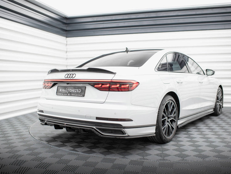 Central Rear Splitter (Vertical Bars) Audi A8 S-Line D5 - Wayside Performance 