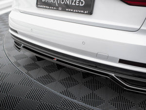 Central Rear Splitter (Vertical Bars) Audi A8 S-Line D5 - Wayside Performance 