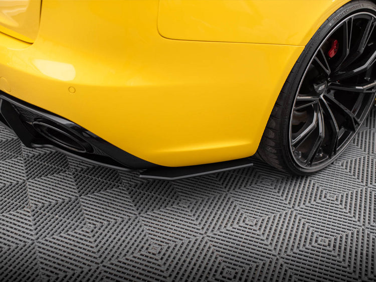 Street Pro Rear Side Splitters Audi RS4 B8 - Wayside Performance 