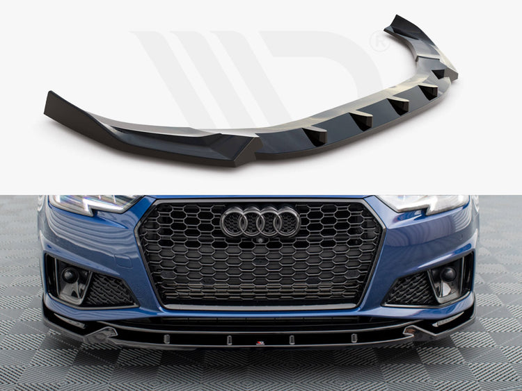 Front Splitter V.1 Audi A4 Competition B9 - Wayside Performance 