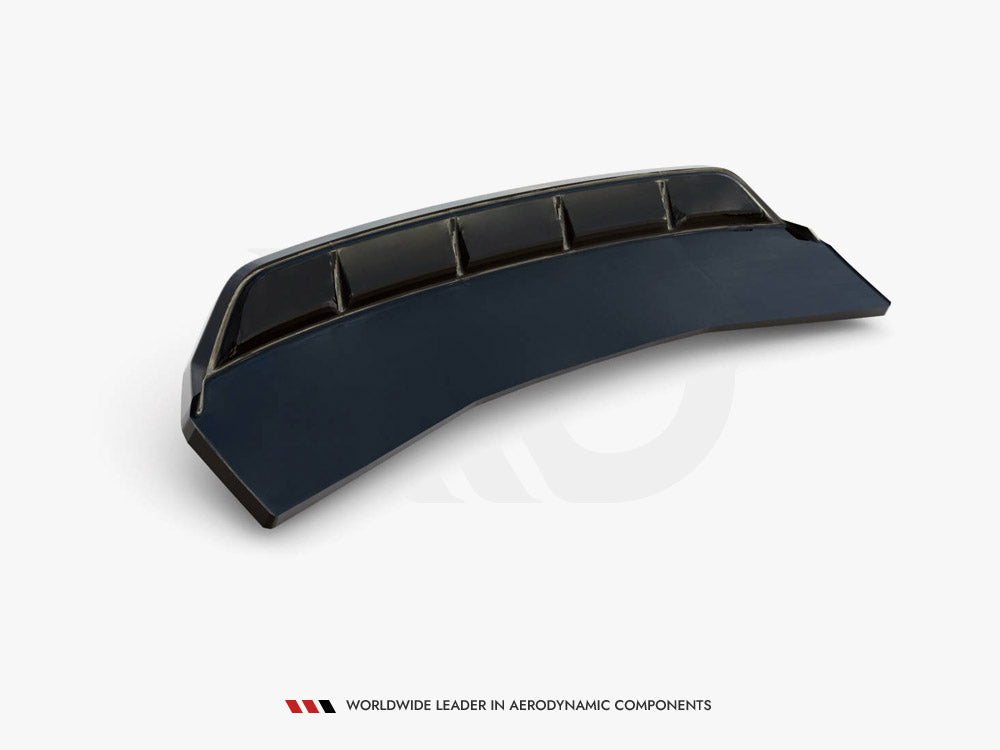 Central Rear Splitter (Vertical Bars) Audi A4 Competition B9 - Wayside Performance 