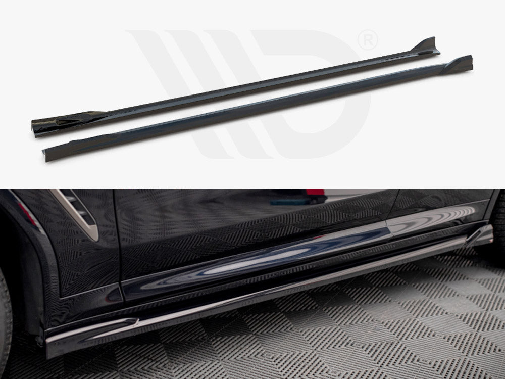 Side Skirts Diffusers V.2 BMW X4 M-Pack G02 - Wayside Performance 