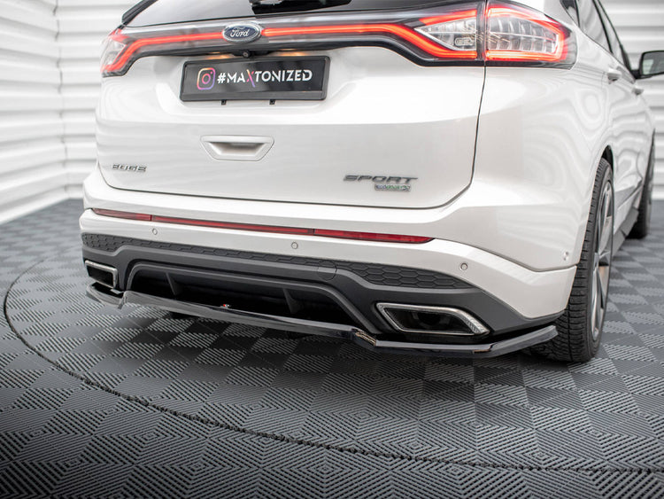 Central Rear Splitter (Vertical Bars) Ford Edge Sport Mk2 - Wayside Performance 