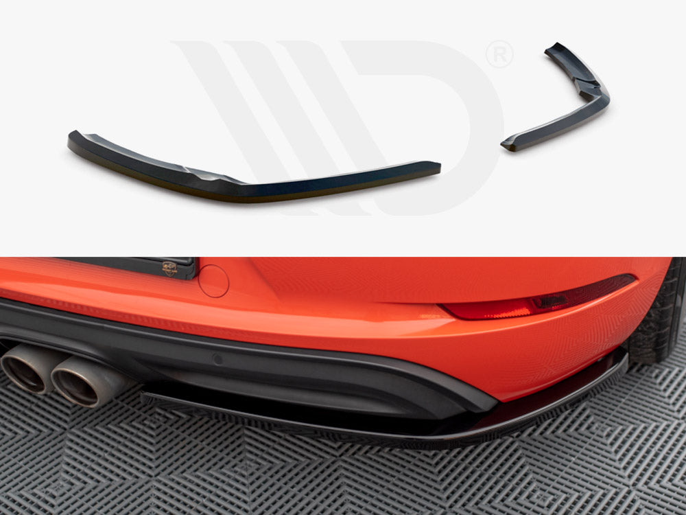 Rear Side Splitters Porsche 718 Cayman 982c - Wayside Performance 
