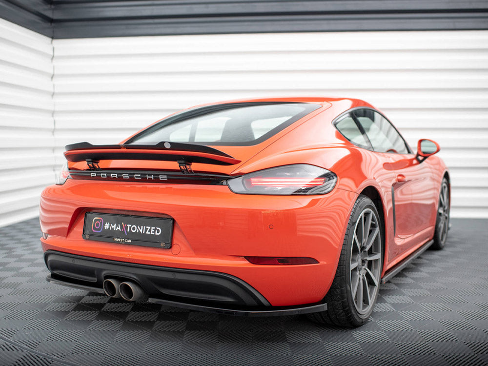 Rear Side Splitters Porsche 718 Cayman 982c - Wayside Performance 