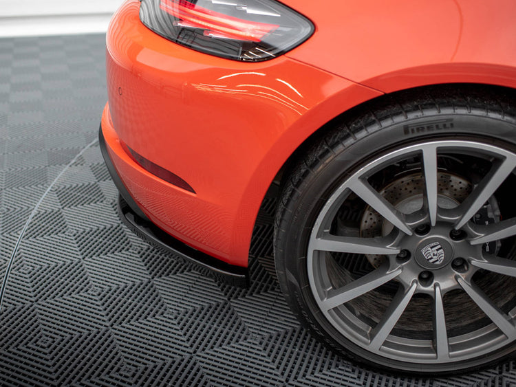 Rear Side Splitters Porsche 718 Cayman 982c - Wayside Performance 