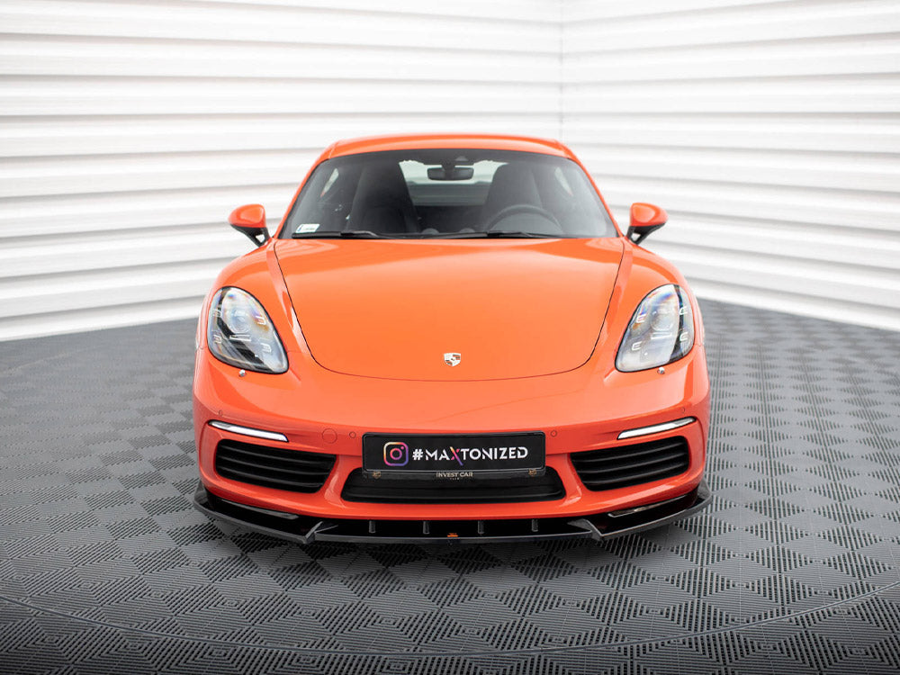 Front Splitter V.1 Porsche 718 Cayman 982c - Wayside Performance 