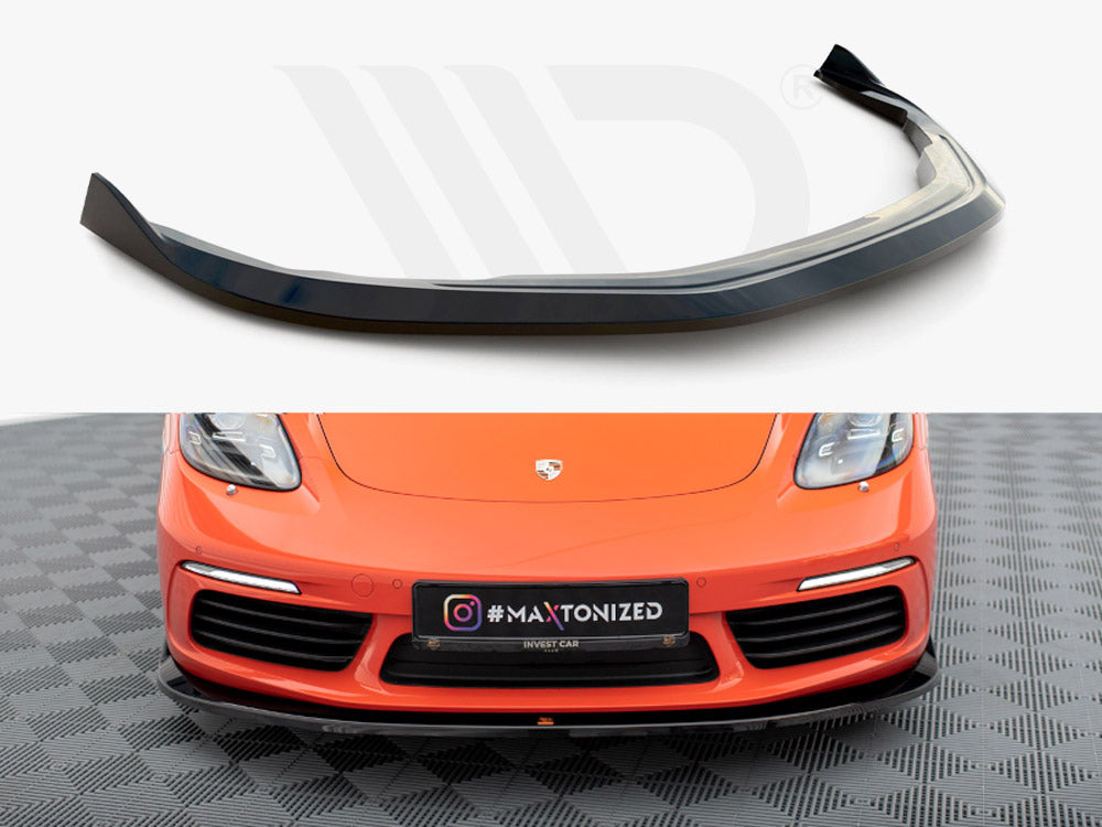 Front Splitter V.2 Porsche 718 Cayman 982c - Wayside Performance 