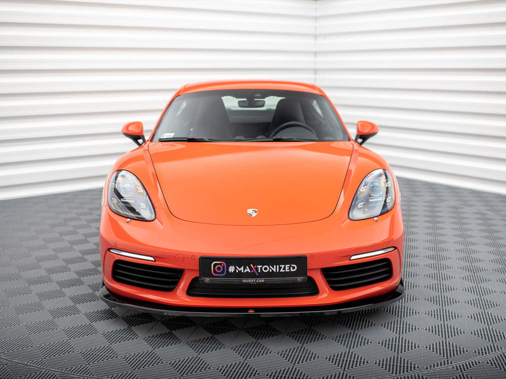 Front Splitter V.2 Porsche 718 Cayman 982c - Wayside Performance 
