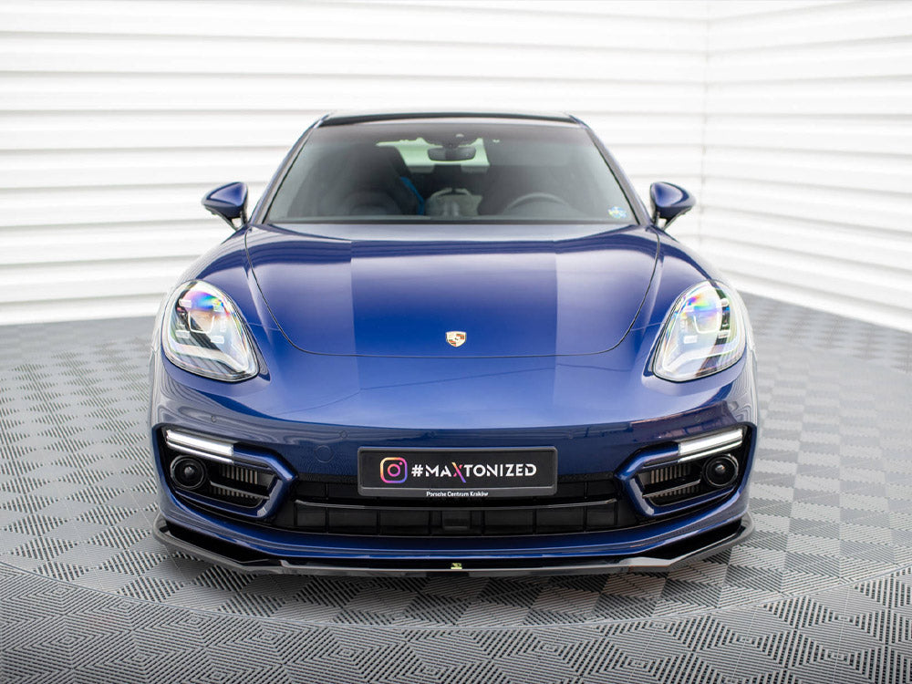 Front Splitter V.1 Porsche Panamera E-Hybrid 971 Facelift - Wayside Performance 