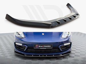 Front Splitter V.2 Porsche Panamera E-Hybrid 971 Facelift - Wayside Performance 