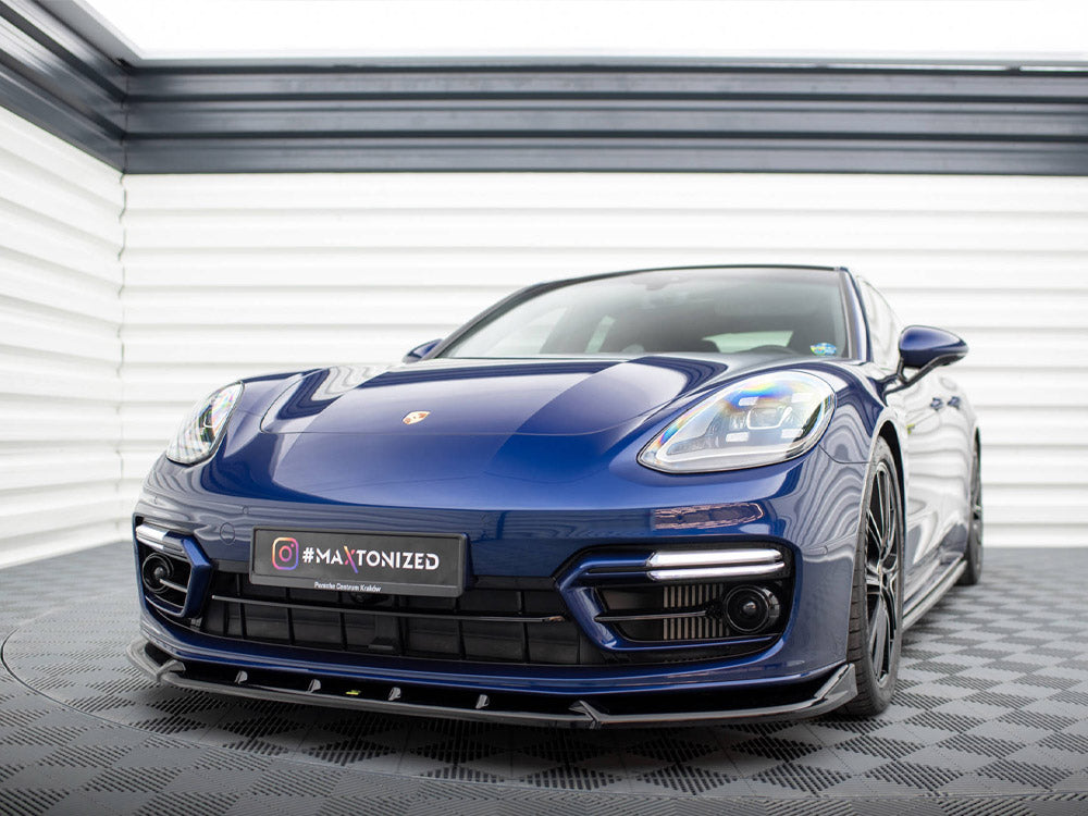 Front Splitter V.2 Porsche Panamera E-Hybrid 971 Facelift - Wayside Performance 
