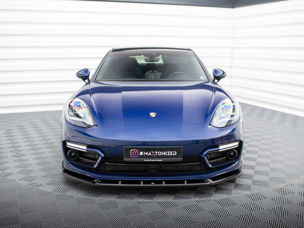 Front Splitter V.2 Porsche Panamera E-Hybrid 971 Facelift - Wayside Performance 