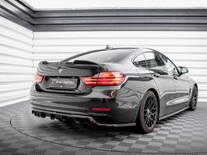 Central Rear Splitter (Vertical Bars) BMW 4 Gran Coupe F36 - Wayside Performance 