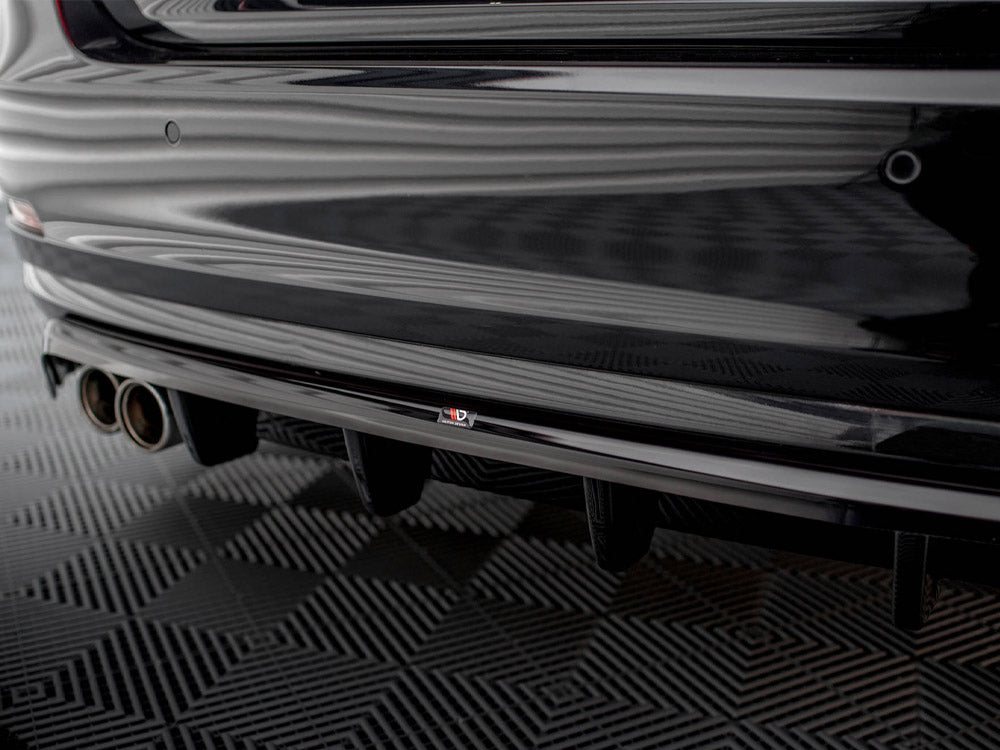 Central Rear Splitter (Vertical Bars) BMW 4 Gran Coupe F36 - Wayside Performance 