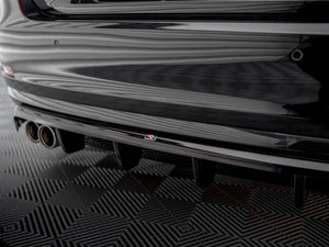 Central Rear Splitter (Vertical Bars) BMW 4 Gran Coupe F36 - Wayside Performance 