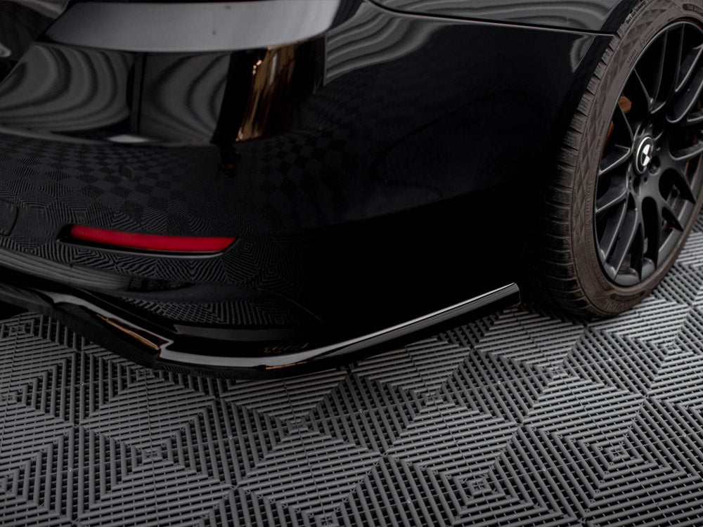 Central Rear Splitter (Vertical Bars) BMW 4 Gran Coupe F36 - Wayside Performance 