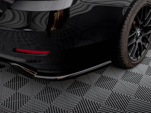 Central Rear Splitter (Vertical Bars) BMW 4 Gran Coupe F36 - Wayside Performance 