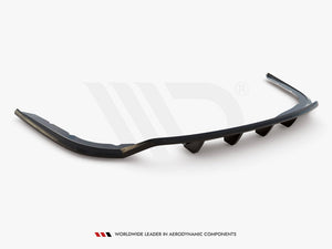 Central Rear Splitter (Vertical Bars) BMW 4 Gran Coupe F36 - Wayside Performance 