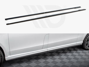 Side Skirts Diffusers Mercedes V-Class Extra Long AMG-Line W447 Facelift - Wayside Performance 