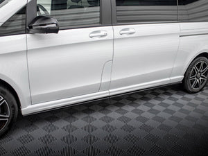 Side Skirts Diffusers Mercedes V-Class Extra Long AMG-Line W447 Facelift - Wayside Performance 