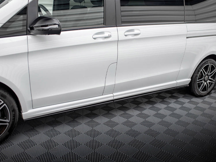 Side Skirts Diffusers Mercedes V-Class Extra Long AMG-Line W447 Facelift - Wayside Performance 