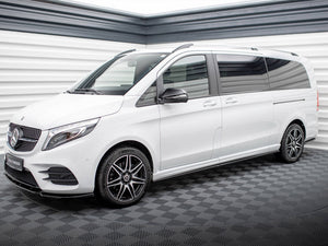 Side Skirts Diffusers Mercedes V-Class Extra Long AMG-Line W447 Facelift - Wayside Performance 