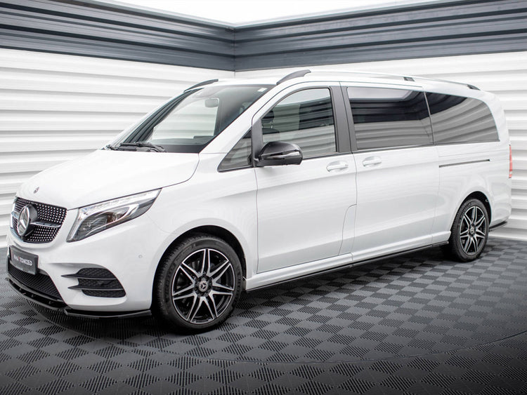 Side Skirts Diffusers Mercedes V-Class Extra Long AMG-Line W447 Facelift - Wayside Performance 