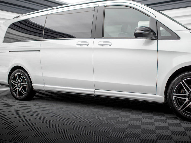 Side Skirts Diffusers Mercedes V-Class Extra Long AMG-Line W447 Facelift - Wayside Performance 