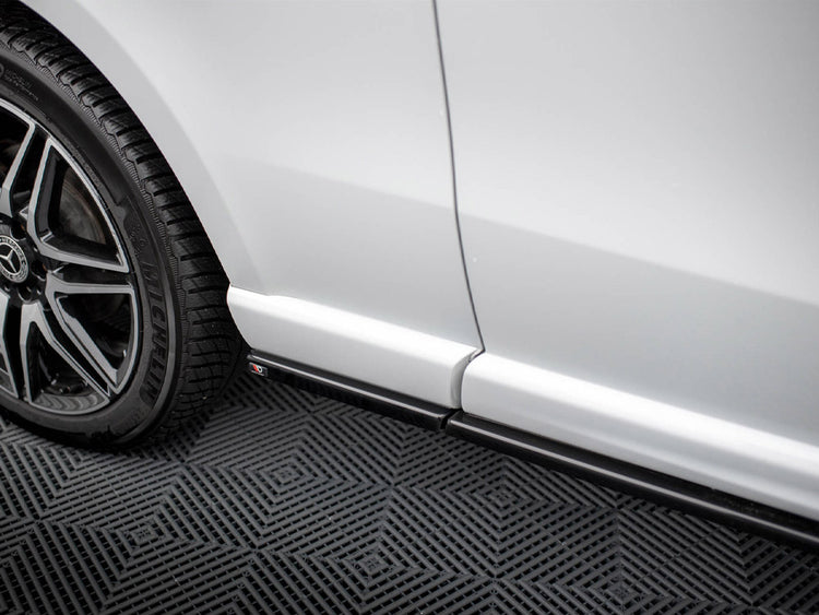 Side Skirts Diffusers Mercedes V-Class Extra Long AMG-Line W447 Facelift - Wayside Performance 