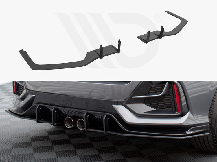Street PRO Rear Diffuser Honda Civic Sport Mk 10 - Wayside Performance 