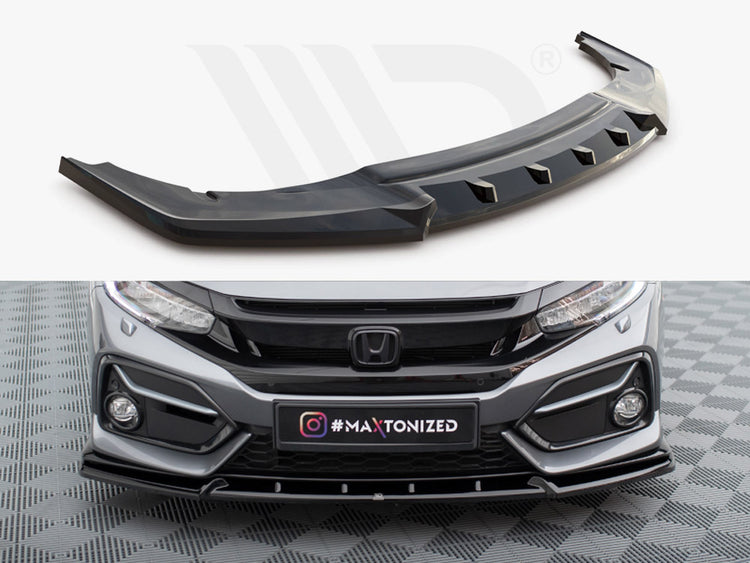 Front Splitter Honda Civic Sport Mk 10 - Wayside Performance 