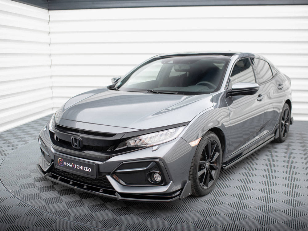 Front Splitter V.1 + Flaps Honda Civic Sport Mk 10 - Wayside Performance 