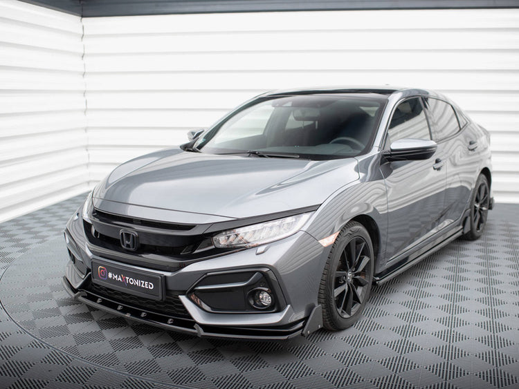 Front Splitter V.1 + Flaps Honda Civic Sport Mk 10 - Wayside Performance 