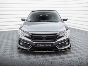 Front Splitter V.1 + Flaps Honda Civic Sport Mk 10 - Wayside Performance 