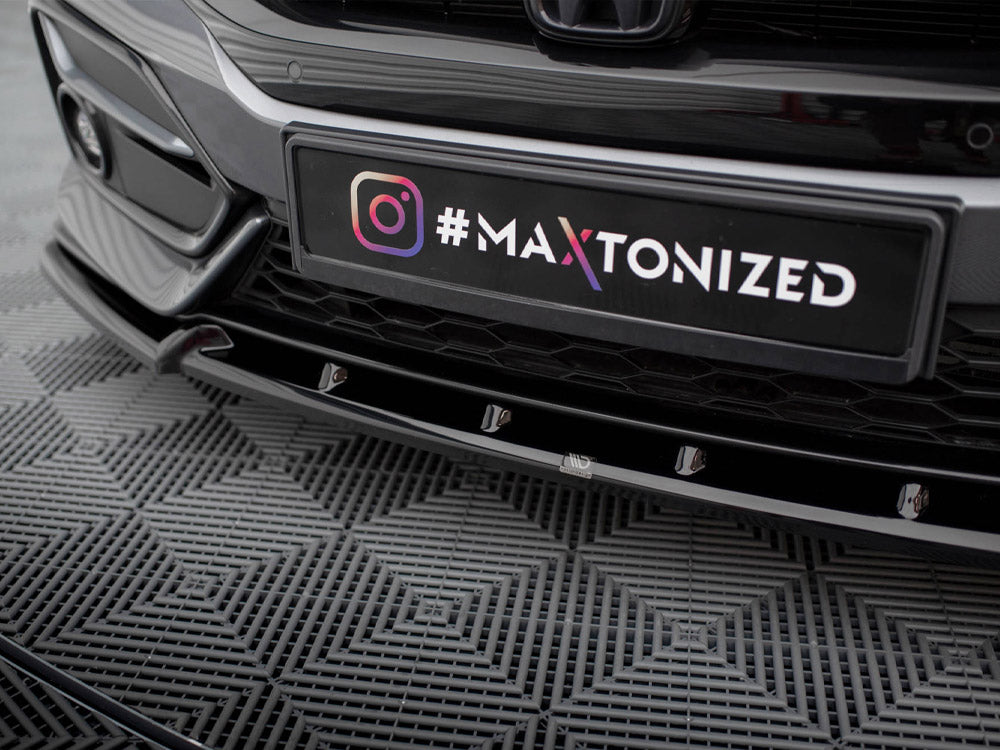 Front Splitter V.1 + Flaps Honda Civic Sport Mk 10 - Wayside Performance 