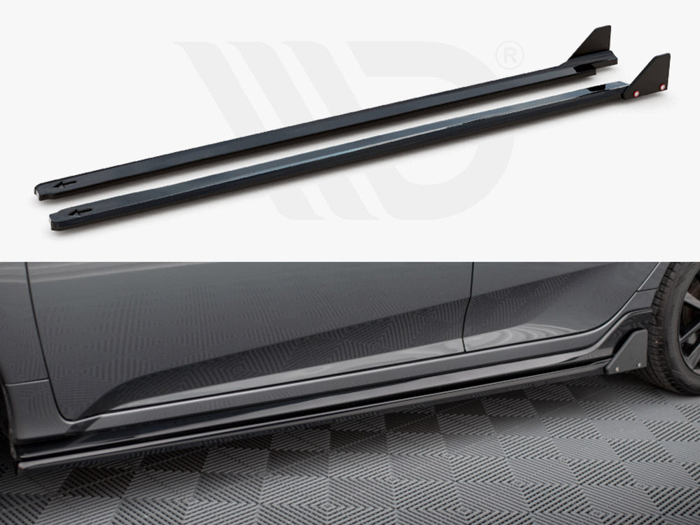 Side Skirts Diffusers + Flaps Honda Civic Sport Mk 10 - Wayside Performance 