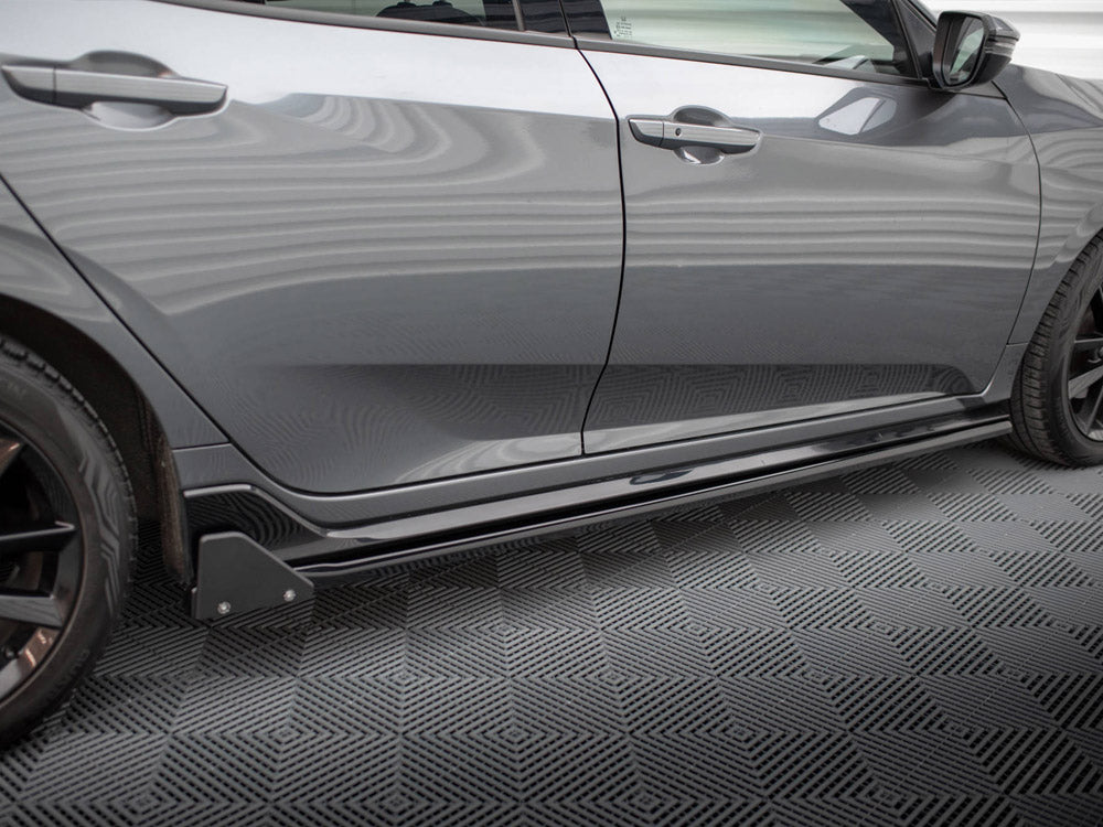 Side Skirts Diffusers + Flaps Honda Civic Sport Mk 10 - Wayside Performance 