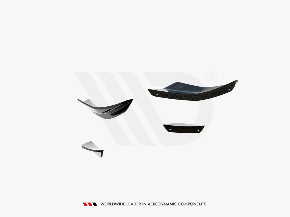 Front Bumper Wings (Canards) Honda Civic Type-R Mk 11 - Wayside Performance 