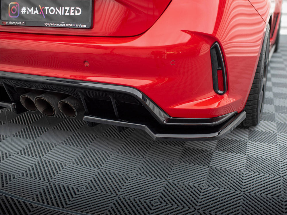 Central Rear Splitter (Vertical Bars) V.1 Honda Civic Type-R Mk 11 - Wayside Performance 