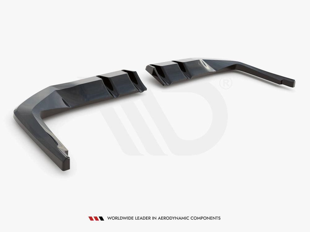 Central Rear Splitter (Vertical Bars) V.1 Honda Civic Type-R Mk 11 - Wayside Performance 