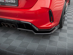Central Rear Splitter (Vertical Bars) V.2 Honda Civic Type-R Mk 11 - Wayside Performance 