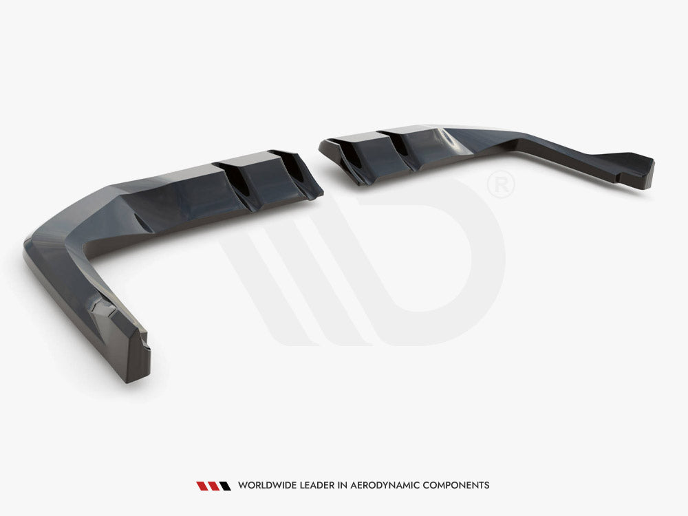 Central Rear Splitter (Vertical Bars) V.2 Honda Civic Type-R Mk 11 - Wayside Performance 