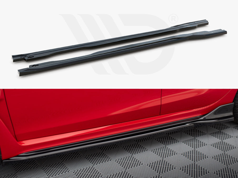 Side Skirts Diffusers V.1 Honda Civic Type-R Mk 11 - Wayside Performance 