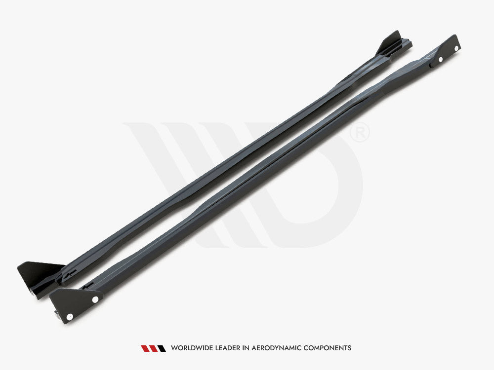 Side Skirts Diffusers V.1 + Flaps Honda Civic Type-R Mk 11 - Wayside Performance 