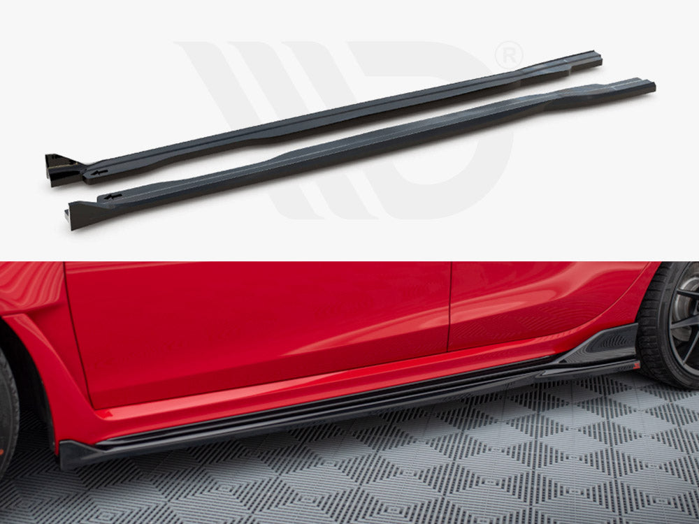 Side Skirts Diffusers V.2 Honda Civic Type-R Mk 11 - Wayside Performance 